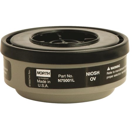 HONEYWELL Honeywell North Organic Vapor Respirator Cartridge, 1 Pair N75001L